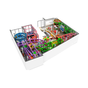 Équipement de terrain de jeu intérieur personnalisable pour enfants Saturation élevée Vitalité Diapositives amusantes Piscine à - Product Image 3