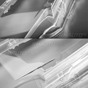 Pour Honda Civic 2016 2017 2018 2019 Cache-phare avant Masque de phare Coque de phare Lentille de phare en verre - Product Image 6