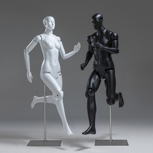 Mannelijke Glasvezel Mannequin Vrouwelijke Flexibele Verstelbare Robot Mannequin Pop - Product Image 4