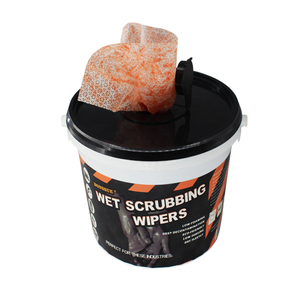 Lingettes industrielles humides en seau, lingettes de nettoyage pour l'huile, lingettes de récurage humides pour le nettoyage de l'huile et de la peinture - Product Image 3