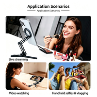 Support de téléphone de table magnétique puissant, mini trépied magnétique pour téléphone