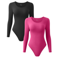 Nueva llegada de ropa de mujer de manga larga de entrenamiento Fitness & Yoga Wear Gym Yoga Bodysuits