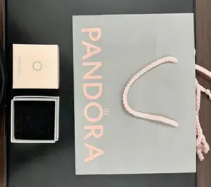 Setelan pandora Set potongan perhiasan kotak kemasan tas kertas tas untuk gelang liontin liontin cincin kalung anting kotak hadiah