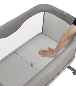 Bebeconfort Amara Cuna Colegiadora y Cuna de Bebé 2 en 1 para Bebés y Niños Pequeños de Hasta 9 kg, Color Gris Claro - Product Image 3