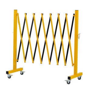 Trafik taşınabilir Metal geri çekilebilir çit bariyer geçici kalabalık kontrolü mobil katlanır güvenlik kapısı - Product Image 6