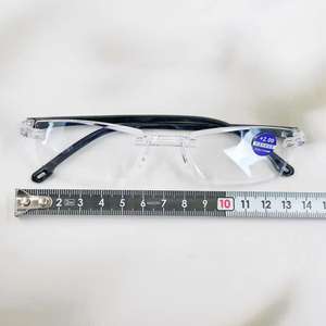 Gafas de Lectura Estilo 2023 - Montura de Diamante de una Pieza sin Marco con Borde Biselado, Ideales para Vendedores Ambulantes y Puestos de Calle - Product Image 2