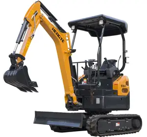 Hydraulic Mini Excavators guangzhou excavator accessories 1 ton 2 Ton 3 ton qilu mini excavator