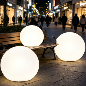 Lámpara de <span class=keywords><strong>Bola</strong></span> <span class=keywords><strong>LED</strong></span> Solar para Jardín Exterior con Clasificación IP65, Control Remoto y Cambio de 16 Colores RGB, Ideal para Navidad - Product Image 6