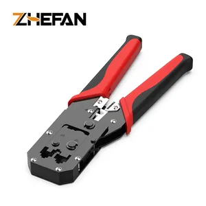 Network Cable Rj48 Rj45 Crimp Tool Networking Hardware Tools For Modular Plugs Flat Cable Crimping Tool