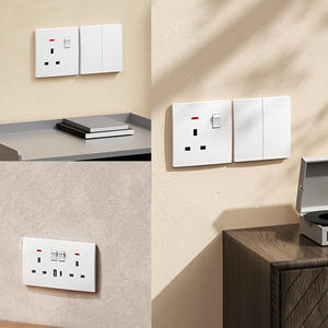 ฝาครอบเต้ารับไฟฟ้าแบบกันไฟ TEP L9 แบบเสาเดี่ยวและเสาคู่ สำหรับงานปรับปรุ<span class=keywords><strong>งบ</strong></span>้านและวัสดุก่อ<span class=keywords><strong>สร้าง</strong></span> - Product Image 2