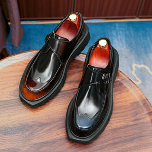 Chaussures habillées décontractées pour homme, en cuir véritable de vachette, style élégant - Product Image 1