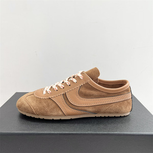 Nouvelle tendance mode femme printemps/été 2026 : Chaussures plates en cuir couleur argent pour femme, style sport et décontracté - Product Image 5