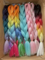 Extensions de Cheveux Tressés Jumbo Kinky Lisses de 24 Pouces en Fibre Synthétique Haute Température – Vente en Gros Fabricants Expression
