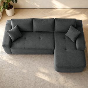 85" Cloud Sectional Couch With L-Shape Chaise,Modern Modular <strong>Sofa</strong> With Deep Seat,Upholstered Couches For Living Room Bedroom - Product Image 3