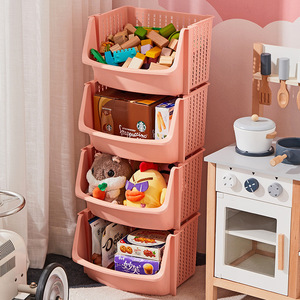 Étagère de rangement pour jouets d'enfants, organisateur de 1er étage, forme rectangulaire, pour chambre à coucher, rangement de livres et de collations, type sur pied, sans installation - Product Image 2