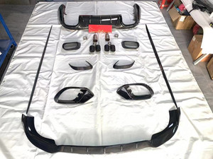 Nuevo Kit de Carrocería para <span class=keywords><strong>Mercedes</strong></span> <span class=keywords><strong>AMG</strong></span> <span class=keywords><strong>GT</strong></span> <span class=keywords><strong>63</strong></span> S E Performance, Estilo Babos Mejorado, Fibra de Carbono, Labio Delantero, Faldones Laterales, Difusor, Alerón - Product Image 6