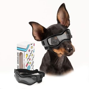 Lunettes pour chien avec protection UV, lunettes de soleil pour animaux de compagnie pour l'équitation et la conduite en plein air, monture souple et confortable, lunettes pour chien cool/ - Product Image 1