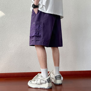 กางเกงขาสั้นคุณภาพสูงสำหรับผู้ชาย ทรงหลวม สไตล์ลำลอง กางเกงครอป แบรนด์ดังสำหรับคู่รัก นักเรียน ใส่สบาย ทันสมัย - Product Image 5