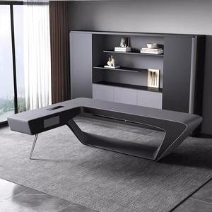 مكتب تنفيذي فاخر حديث بتصميم جديد، طاولة خشبية للمدير للاستخدام المنزلي أو المكتبي أو للمدير التنفيذي أو للمدير أو في بيئة المستشفى - Product Image 3