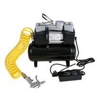 Vente chaude petit compresseur d'air portable sans huile à faible bruit pompe à air mini 220v voiture 12v voiture peinture réservoir d'air