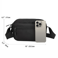 Nieuwe mini kleine crossbodytas Sporttelefoontas voor heren Heuptas Schoudertas Borsttas