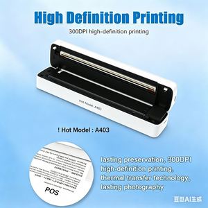 Impresora Portátil POS A403 2026, Impresora Térmica de Etiquetas de Papel A4 con Conexión Bluetooth para Exámenes Escolares, Viajes, Oficina y Hogar - Product Image 2