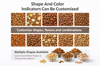 Alimento Seco para Gatos, Probiótico, Sin Granos de Pescado, Alto en Proteínas, Orgánico, Sin OMG, Sin Aditivos, Liofilizado, para Ganancia Muscular, con Vitaminas