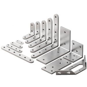 Support d'angle <span class=keywords><strong>en</strong></span> acier inoxydable à 90 degrés, fixateur d'angle droit, design moderne et simple, connecteur d'angle pour table et chaise - Product Image 1