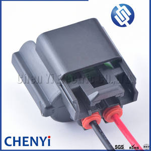 2 Pin otomotif konektor tahan air steker Pigtail Light lampu kabut Plug untuk Beetle Caddy Golf untuk A4 A6 - Product Image 2