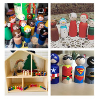 Lot de 50 mannequins en bois en gros, ensemble de poupées non peintes pour la peinture artistique DIY et les décorations artisanales