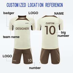 Venta al por mayor mejor calidad Retro Soccer Jersey 100% poliéster Camisetas De <span class=keywords><strong>Futbol</strong></span> para adultos con se puede personalizar - Product Image 3