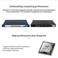 Servidor de Montaje en Rack 1U Intel de 4.ª Generación Core I3 I5 I7 B85 con 6 Puertos LAN Gigabit y 2 Puertos de Fibra Óptica para Centro de Datos