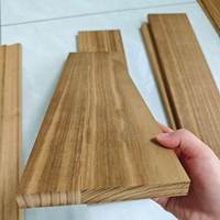 Custom Cut Carbonized Solid Wood Board Natural Carbonization Timber Sheets Home Furniture Projects