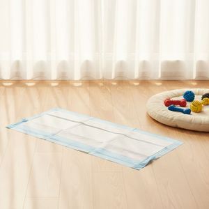 Tapis d'apprentissage de la propreté pour chiots, chiens et chats, absorbants, jetables, imperméables, anti-fuites, avec bande adhésive - Product Image 1