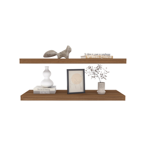 Floating Shelf Dallas Mahogany Living Room <b>Wall</b> <b>Display</b> Shelves - Product Image 2