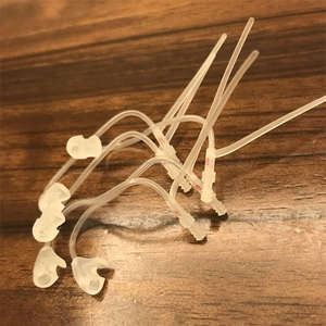 Puntas de Auricular de Ajuste Abierto para Tubo BTE Tradicional, Tubo Transparente Curvo con Bloqueo de Plástico, Auricular Binaural de Ajuste Abierto - Product Image 4