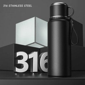 Biểu Tượng Tùy Chỉnh 800Ml Nước Bằng Thép Không Gỉ Chai Ngoài Trời Thuận Tiện Thể Thao Retro Bình Chân Không Thermoses Du Lịch Ngoài Trời Cup - Product Image 2