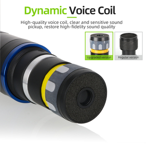 Demao Profesional 2 canales UHF Micrófono inalámbrico para Videoke Altavoz HD Sonido <span class=keywords><strong>Original</strong></span> Universal <span class=keywords><strong>Mic</strong></span> / Mike Pang Videoke - Product Image 4