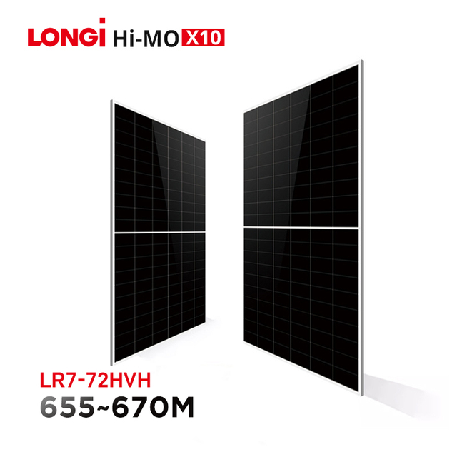 Longi Himo X10 Good Price Monocrystalline SiliconComplete Solar Panel Kit 655W 660W 665W 670W for Home Use