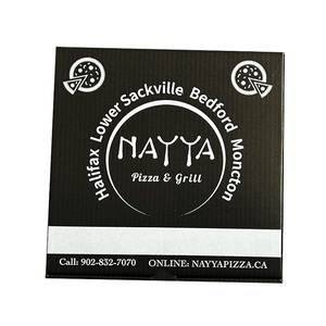 กล่องกระดาษคราฟท์สำหรับจัดส่งพิซซ่าแบบใหม่ คุณภาพสูง ขนาดสั่งทำได้ พร้อมพิมพ์สี CMYK 4 สี - Product Image 2