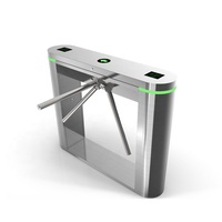 Portillon pivotant trépied en acier inoxydable 2000H, test de pulvérisation de sel -30 ℃ ~+70 ℃   Tourniquet de contrôle d'accès extérieur pour les stations et les communautés