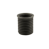 Insert fileté à bride Timesert M12xL24mm en acier au carbone zingué, bague pleine, norme DIN, grade de résistance 4.8, filetage droit