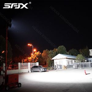 เสาไฟ LED แบบเคลื่อนย้ายได้ รถพ่วงไฟส่องสว่าง เสาไฟเหล็กทนทาน บำรุงรักษาง่าย - Product Image 5