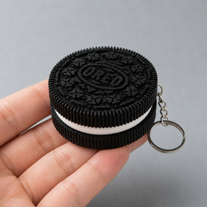 Llavero de juguete antiestrés moderno y minimalista, impreso en 3D de PLA, con interruptor azul, para colgante de galleta o pastel - Product Image 5