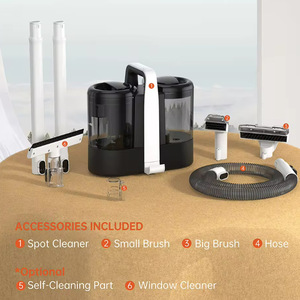 Fabric Cleaning Machine 450W 1500ML Water Tank Carpet Sofa Curtain Cleaner Hand Held Electric Model - Product Image 3