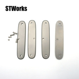 มีด EDC ผลิตตามสั่ง ด้ามไทเทเนียมอัลลอย TC4 ขึ้นรูปด้วยวิธี Wire EDM สำหรับมีด <span class=keywords><strong>Swi</strong></span> ขนาด 93 มม. - ป้องกันการกัดกร่อน ประสิทธิภาพสูง - Product Image 4