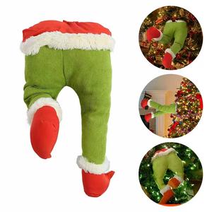 Elfo cuerpo ladrón relleno piernas árbol <span class=keywords><strong>de</strong></span> Navidad decoración del hogar - Product Image 2