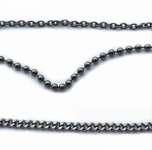 Bijoux à chaîne classique, bracelet à chaîne à billes en titane pur, bracelet ou chevillère à chaîne à maillons imperméable - Product Image 2