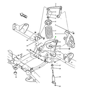 Bras de suspension pour Dodge Ram 1500 2002-2004 52106559AD 52106558AD Pièce de suspension MacPherson - Product Image 4