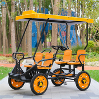 Produit de loisirs touristiques pour parc extérieur Double Quad Bike Famille Vélo touristique 4 personnes Vélo Vélo à assistance électrique